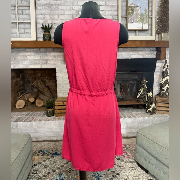 J. Jill • Button Front Drawstring Petite Dress - Picture 3 of 7